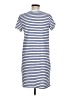 Universal Thread 100% Cotton Stripes Blue Casual Dress Size M - photo 2