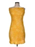 Express 100% Polyester Yellow Cocktail Dress Size M - photo 1