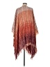 Steve Madden 100% Polyester Orange Poncho One size - photo 2