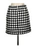 VICI 100% Polyester Houndstooth Gray Ivory Casual Skirt Size M - photo 2