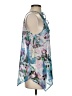 Jaime 100% Polyester Blue Sleeveless Blouse Size S - photo 4
