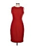 Calvin Klein Solid Red Cocktail Dress Size 8 - photo 1