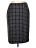 Grace Elements Houndstooth Black Wool Skirt Size 8 - photo 1