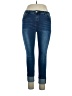 Harmony + Havoc Solid Blue Jeans Size 14 - photo 1