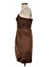 BCBGMAXAZRIA 100% Silk Brown Cocktail Dress Size 0 - photo 5