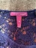 Aqua 100% Acrylic Blue Cardigan Size S - photo 7