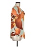 DR2 100% Polyester Print Orange Short Sleeve T-Shirt Size M - photo 4