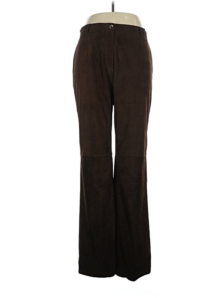 Pre-owned Doncaster Collection Casual Pants In Brown