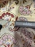 Addie 100% Polyester Paisley Gold Long Sleeve Blouse Size S - photo 7