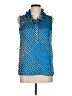 Nine West 100% Polyester Blue Sleeveless Blouse Size M - photo 1