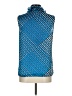 Nine West 100% Polyester Blue Sleeveless Blouse Size M - photo 2