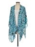 Earthbound Trading Co. Teal Kimono Size 0 - photo 1