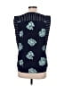 J.Crew 100% Polyester Blue Sleeveless Blouse Size 8 - photo 2