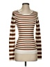 Unsubscribed Stripes Brown Pullover Sweater Size S - photo 1