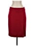 Cache Solid Burgundy Red Formal Skirt Size 4 - photo 1
