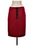Cache Solid Burgundy Red Formal Skirt Size 4 - photo 2