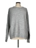 Carly Jean Solid Gray Pullover Sweater Size M - photo 1