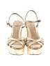 Schutz Metallic Gold Sandals Size 7 - photo 2