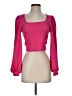 Shein Pink Long Sleeve Top Size S - photo 1