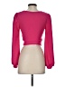 Shein Pink Long Sleeve Top Size S - photo 2