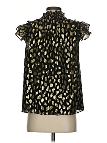Rebecca Taylor Short Sleeve Silk Top (view 2)