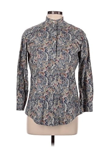 Ann Mashburn 3/4 Sleeve Button-Down Shirt (view 1)