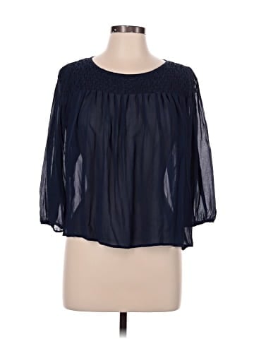 Kas New York 3/4 Sleeve Silk Top (view 1)