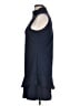 Unbranded Solid Blue Casual Dress Size L - photo 5
