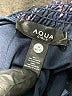 Aqua Floral Black Dress Size 10 - photo 3