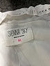 Sienna Sky Stripes White Jumpsuit Size M - photo 4