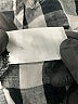 See and Be Seen Checkered-gingham Black 3/4 Sleeve Blouse Size M - photo 8