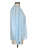 Unbranded 100% Polyester Polka Dots Blue Long Sleeve Blouse Size M - photo 4