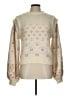 &merci Floral Ivory Pullover Sweater Size L - photo 1