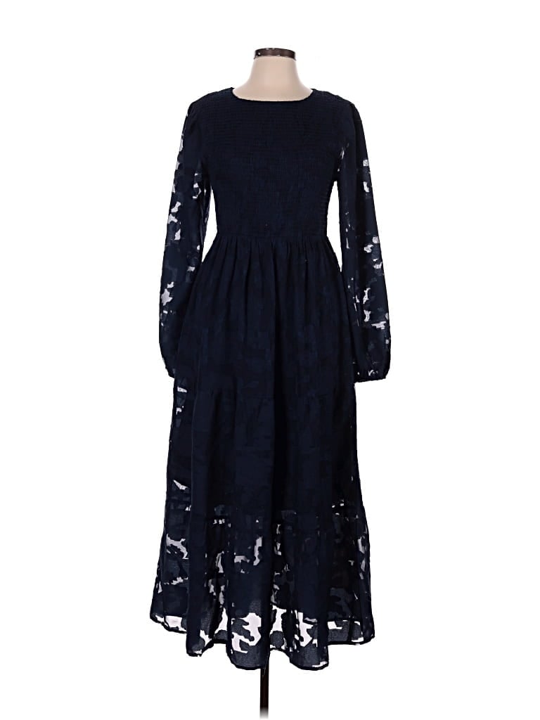 Pre-owned Assorted Brands Casual Dress In Blue