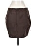 Dèluc Solid Brown Casual Skirt Size XS - photo 2