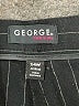 George Stripes Black Dress Pants Size 24 - photo 4
