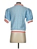 Maeve Blue Short Sleeve Polo Size S - photo 2