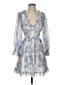 Unbranded Paisley Blue Cocktail Dress Size S - photo 1