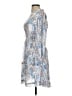 Unbranded Paisley Blue Cocktail Dress Size S - photo 5