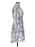 Unbranded Paisley Blue Cocktail Dress Size S - photo 4