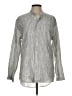 Assorted Brands Stripes Gray Long Sleeve Button-Down Shirt Size L - photo 1