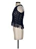 Aqua 100% Acrylic Blue Cardigan Size S - photo 5