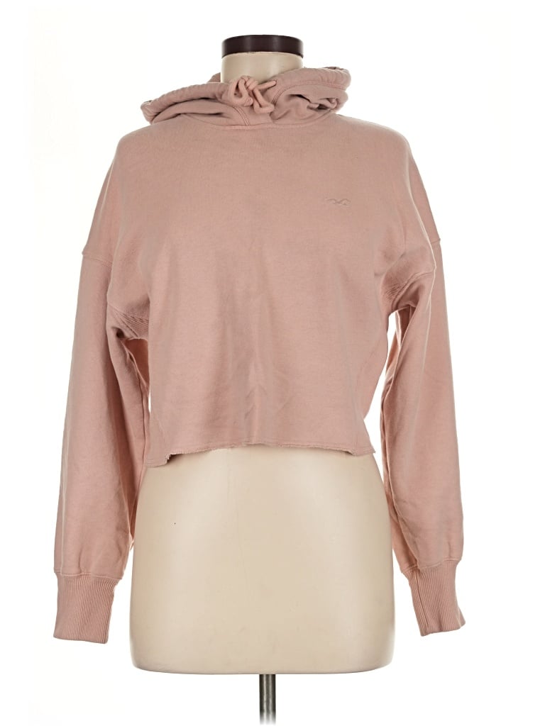 Pre-owned Hollister Sweatshirt In Tan