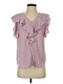 Ann Taylor Pink Short Sleeve Blouse Size S - photo 1