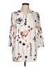 Ofeefan Ivory 3/4 Sleeve Henley Size L - photo 1