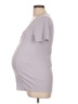 Hello Miz Gray Short Sleeve Top Size Lg Maternity - photo 5