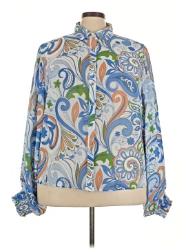 Flying Tomato Long Sleeve Button Down Shirt