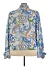 Flying Tomato 100% Polyester Paisley Blue button down Size 2X - photo 2
