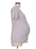 Hello Miz Gray Short Sleeve Top Size Lg Maternity - photo 4