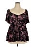 Torrid Black Short Sleeve Blouse Size 3X Plus (3) - photo 1